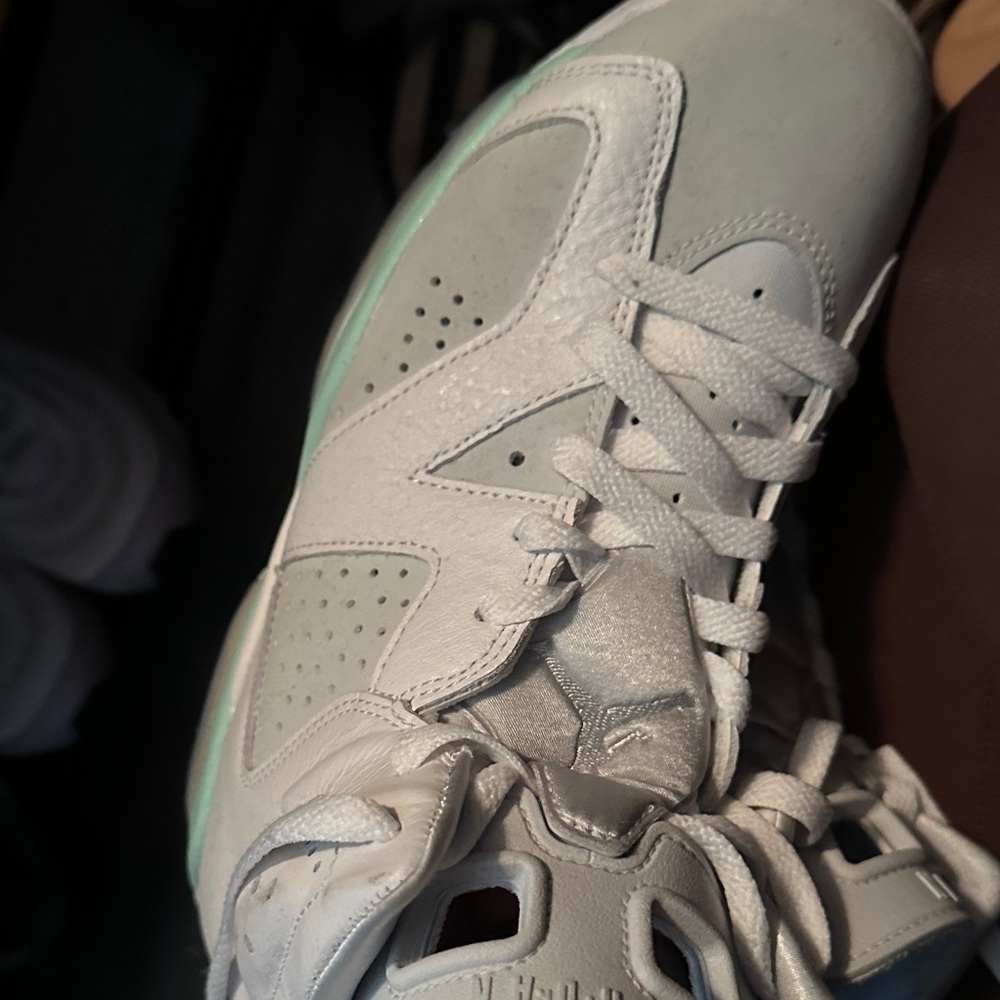 White and Gray Sneakers